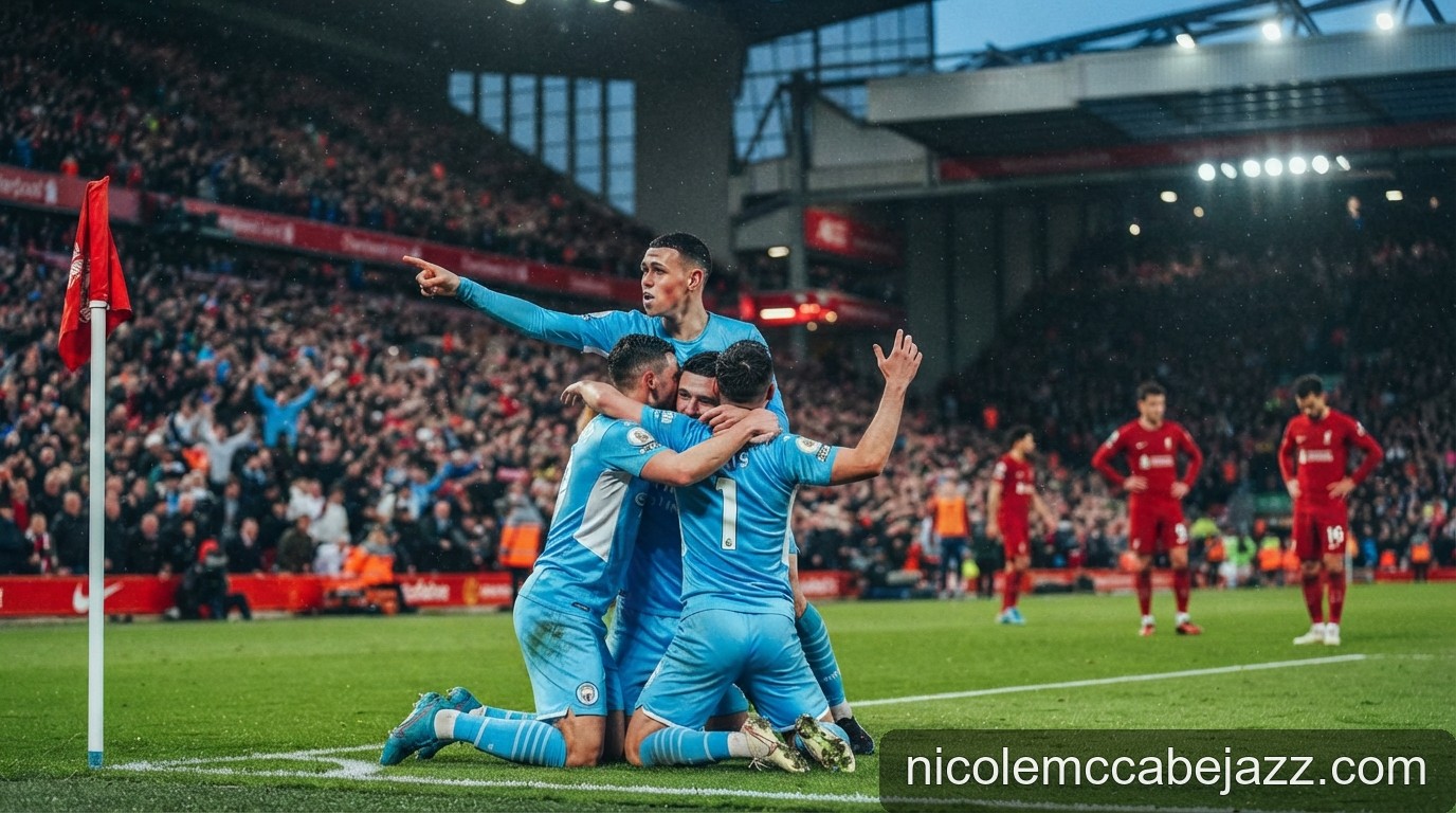 Man City thắng đậm Liverpool 3-0: Chiến thắng trong bão tố pháp lý tại Anfield